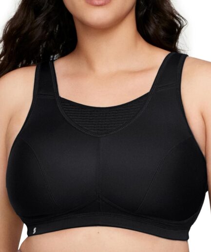 Women's Plus Size No-Bounce Camisole Sports Bra Wirefree #1067